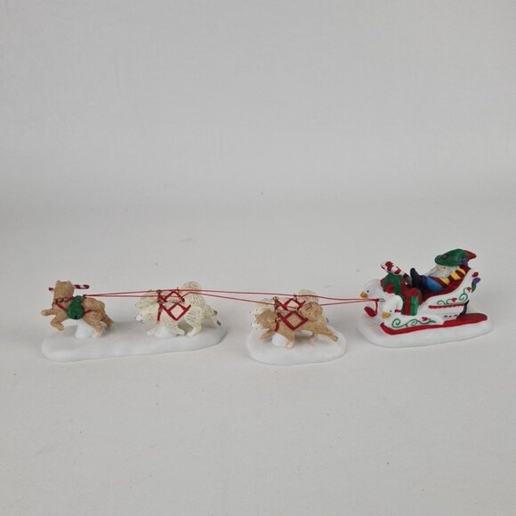 Department 56 North Pole Christmas Village Accessories Canine Couriers 56709 - Picture 1 of 8